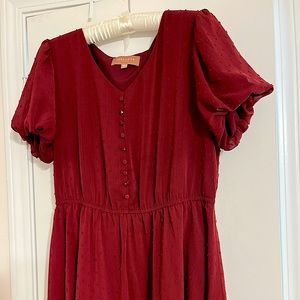 Jessa Kae XL Highbury Red/Cranberry Dress
